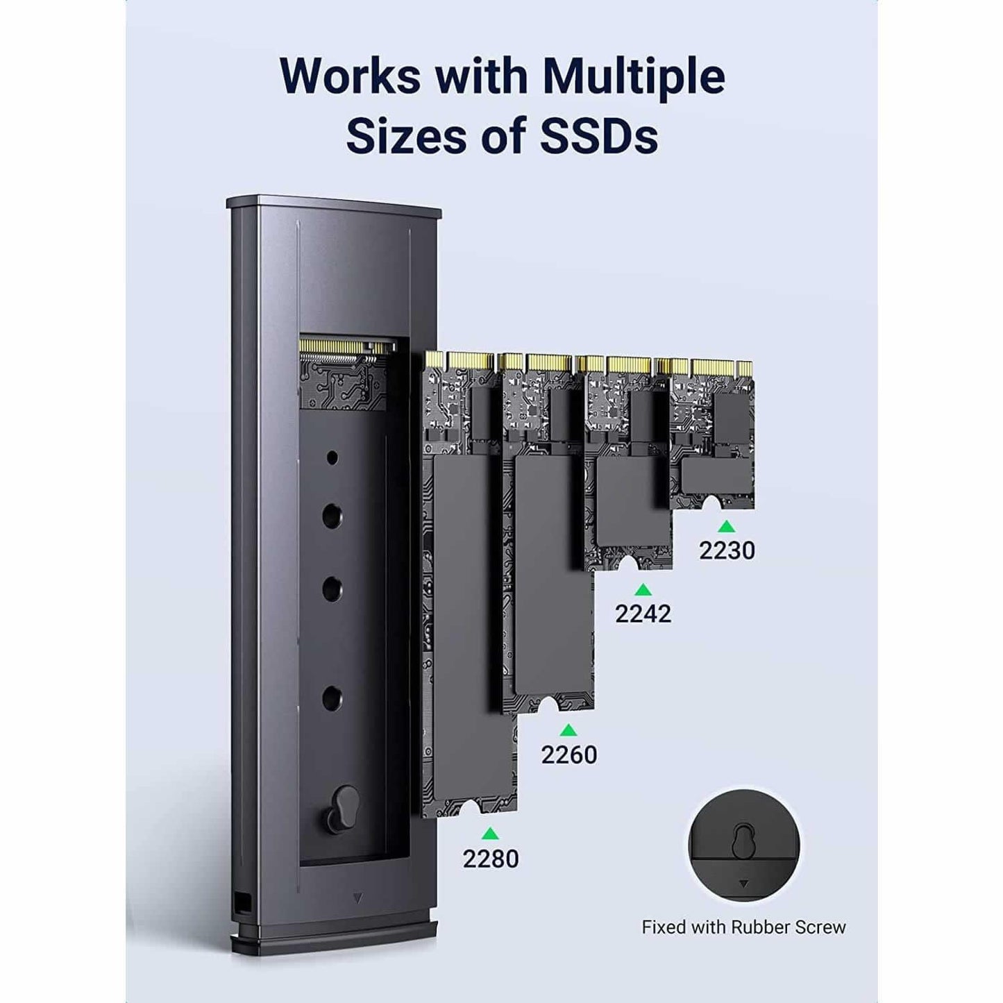 Caja para disco duro externo Ugreen - Disco Solido