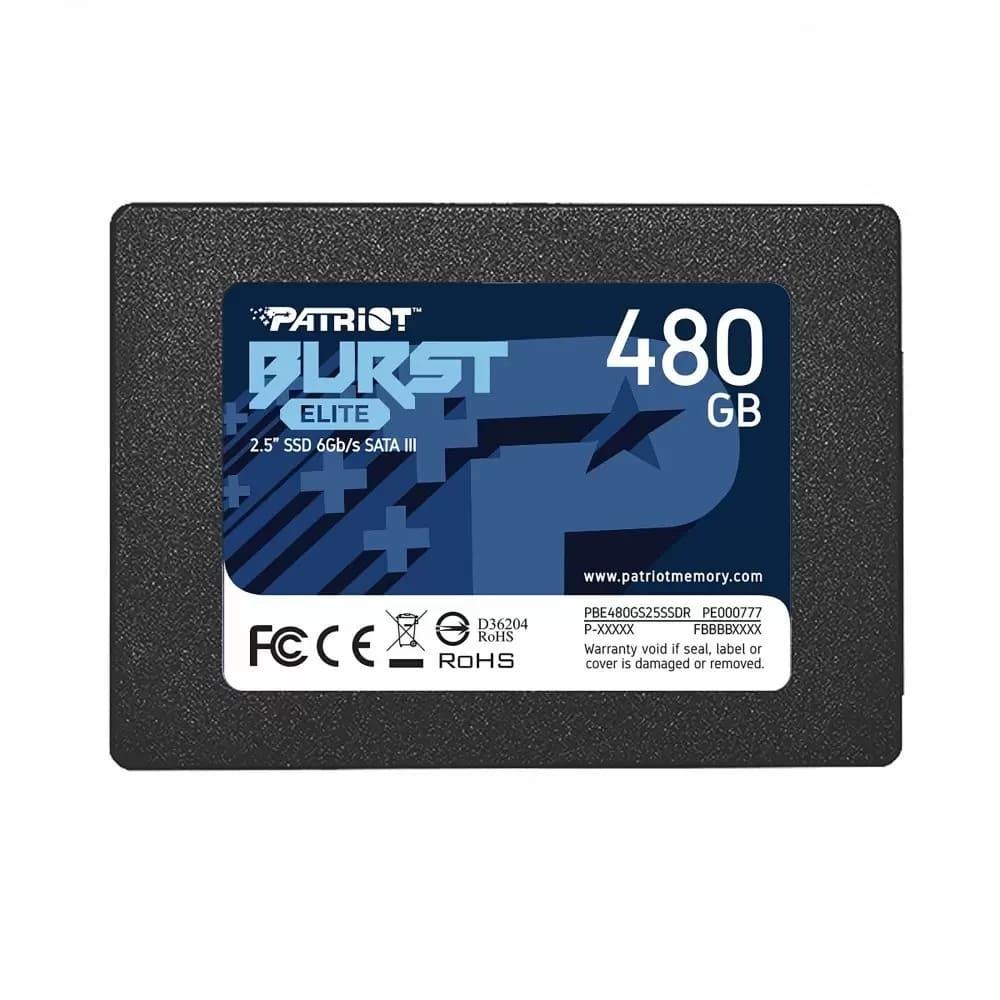 Disco Sólido 500GB (480GB) Patriot Burst - Disco Solido