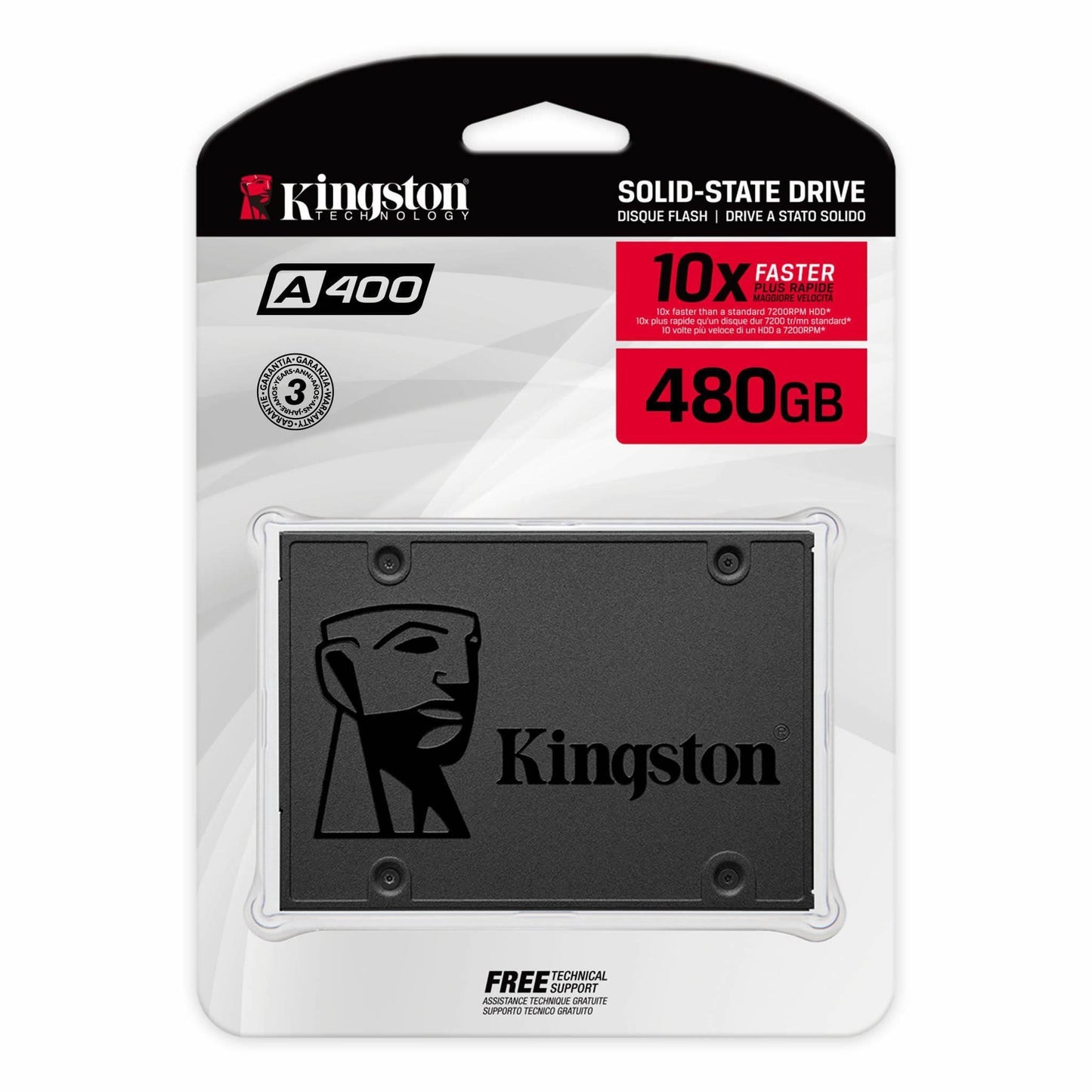 Disco Solido 500GB (480)gb Kingston A400 - Disco Solido