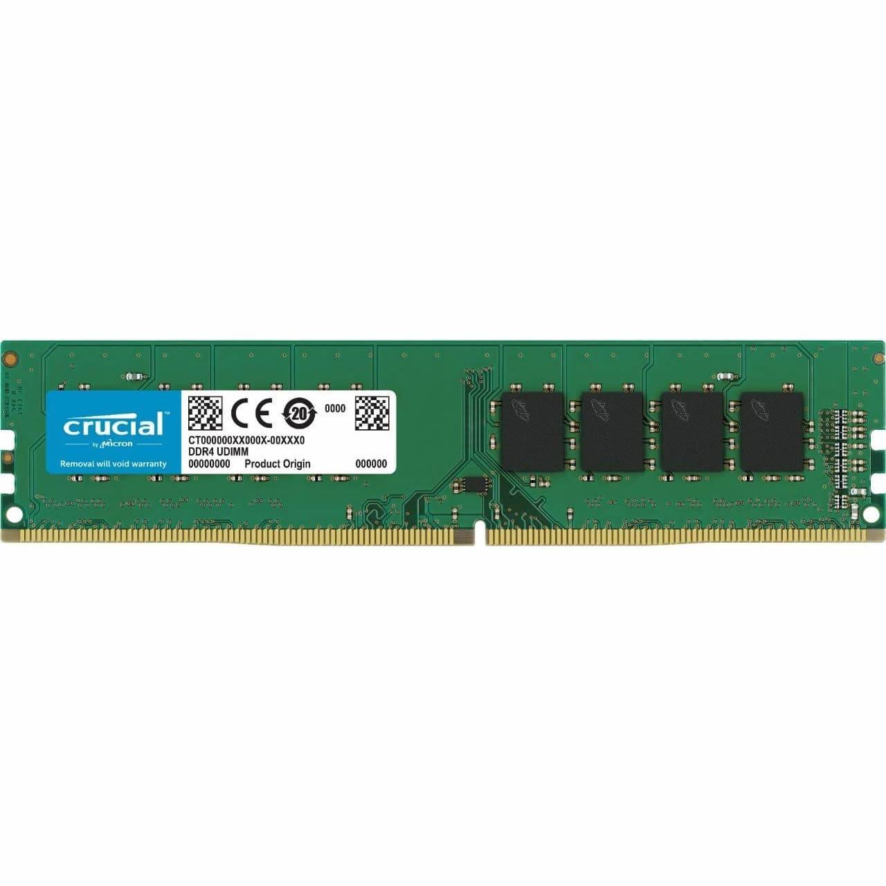 Memoria Ram 8GB DDR4 Crucial PC - Disco Solido