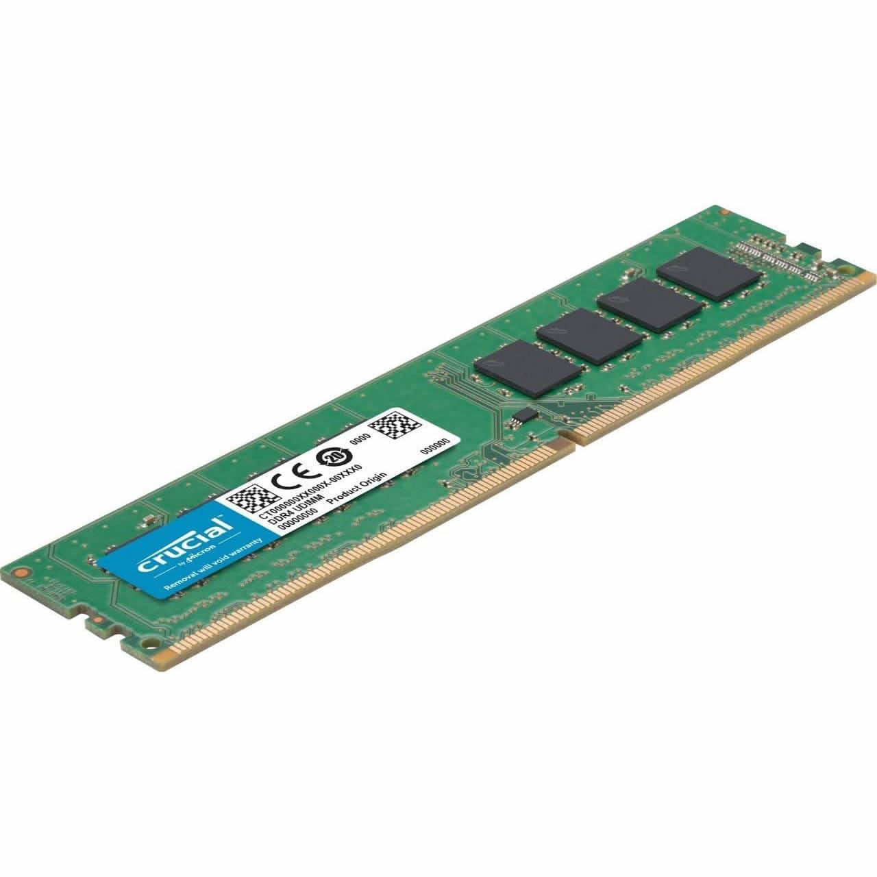 Memoria Ram 8GB DDR4 Crucial PC - Disco Solido