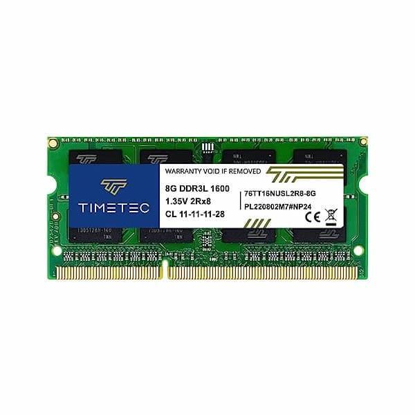 Memoria Ram 8GB DDR3L Timetec Portátil - Disco Solido