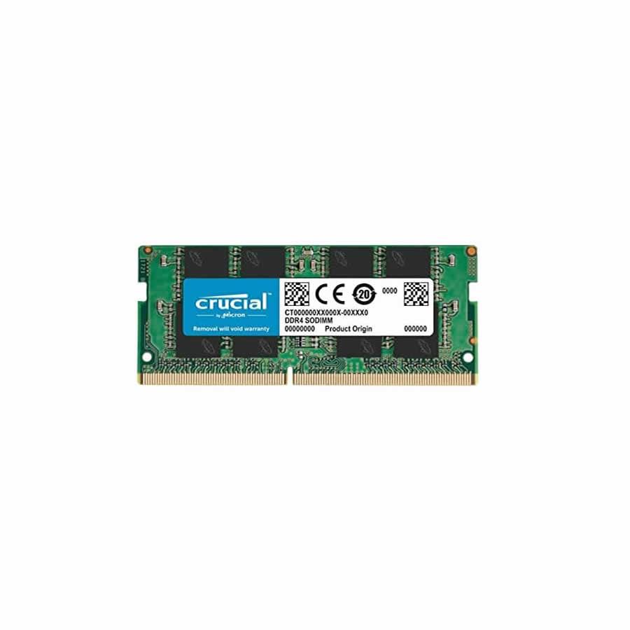 Memoria Ram 8GB DDR4 Crucial Portátil - Disco Solido