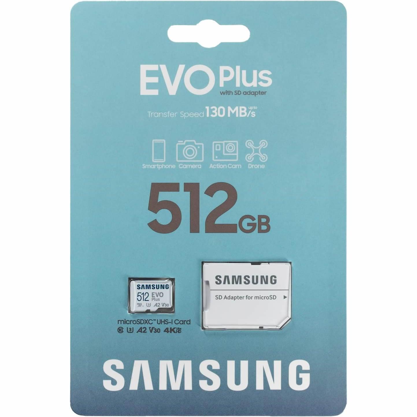 Micro SD 512GB Samsung Evo Plus 4k - Disco Solido