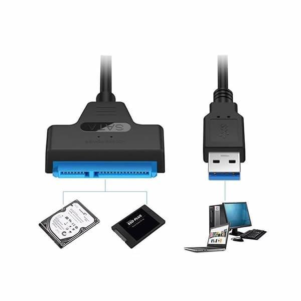 Adaptador Cable SATA a USB 3.0 - Disco Solido