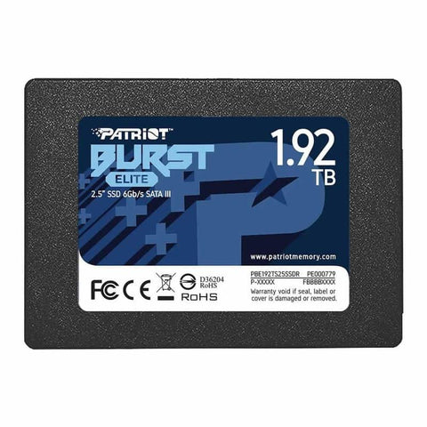 Disco solido Patriot Elite Interno de 1.92TB SATA III 2.5" - DISCO DURO Y MEMORIAS 