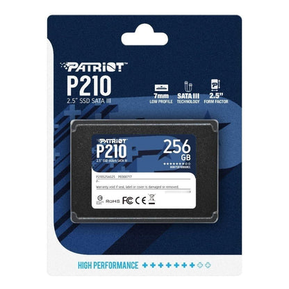 Disco Solido Patriot de 256gb P210 Sata III 6gb/s - DISCO DURO Y MEMORIAS 