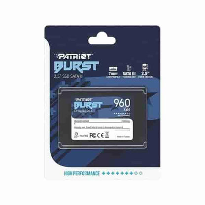 Disco Solido 1TB (960GB) Patriot Burst - Disco Solido