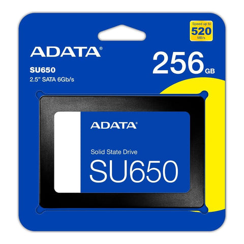 Disco Solido Ssd Adata Su650 Sata De 256 Gb 6Gb/s - DISCO DURO Y MEMORIAS 