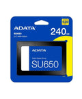 Disco Solido Ssd Adata Su650 Sata De 240Gb 6Gb/s - DISCO DURO Y MEMORIAS 