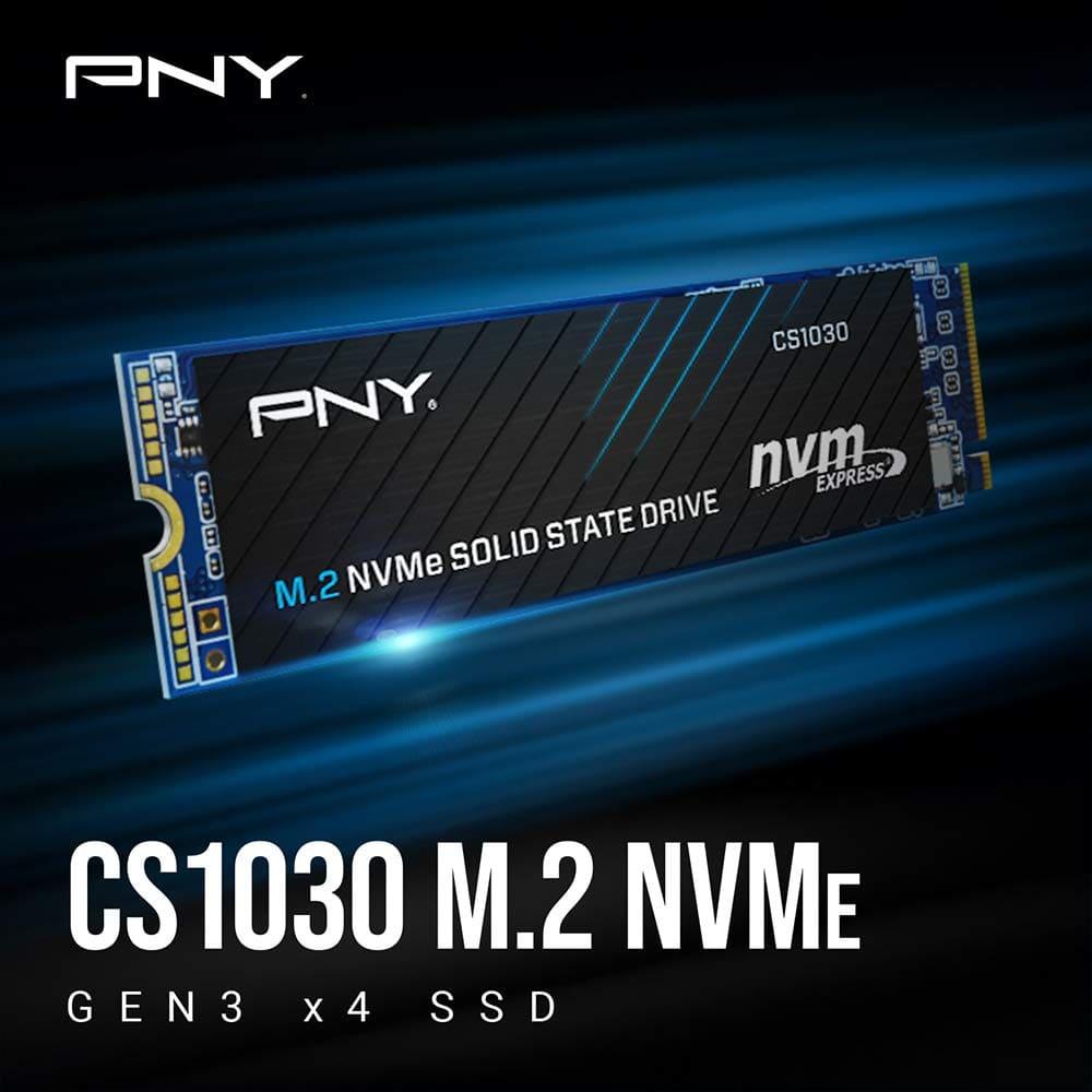 Disco solido Interno PNY M.2 NVMe PCIe de 1TB Gen3x4 - DISCO DURO Y MEMORIAS 