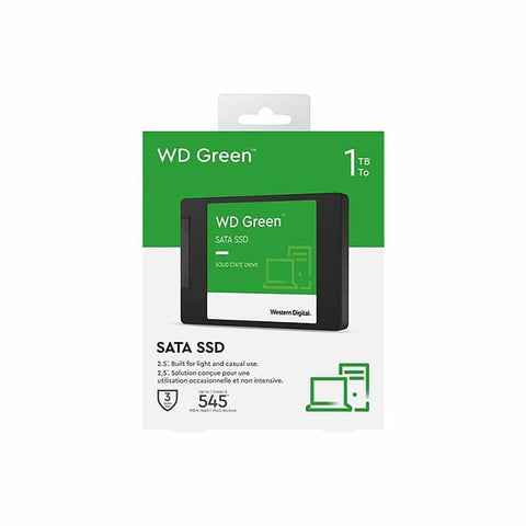 Disco Solido Interno Western Digital Green 1TB SATA III 2,5" - DISCO DURO Y MEMORIAS 