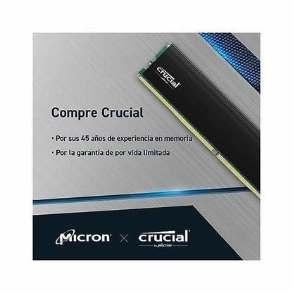 Memoria Ram 32GB (16X2) DDR4 Crucial PC - Disco Solido