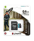 Memoria Microsd Kingston 64gb Canva Go plus 170mb/s - DISCO DURO Y MEMORIAS 