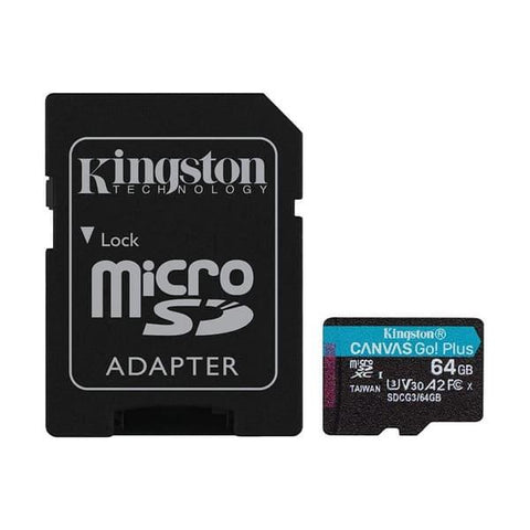 Memoria Microsd Kingston 64gb Canva Go plus 170mb/s - DISCO DURO Y MEMORIAS 