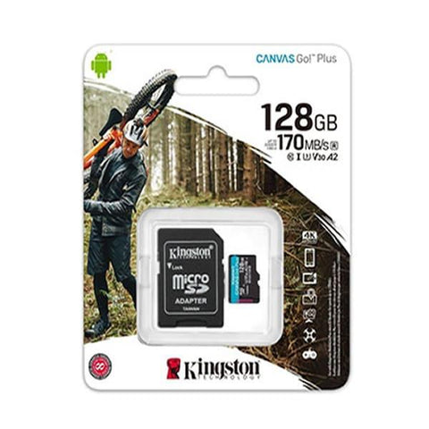 Memoria Microsd Kingston 128gb Canva Go plus 170mb/s - DISCO DURO Y MEMORIAS 