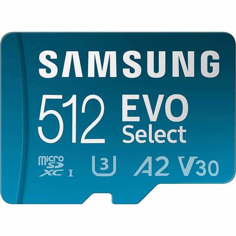 Micro SD 512GB Samsung Evo Select 4k