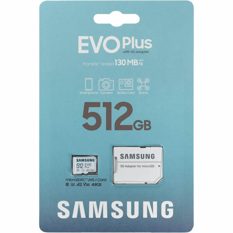 Micro SD 512GB Samsung Evo Plus 4k