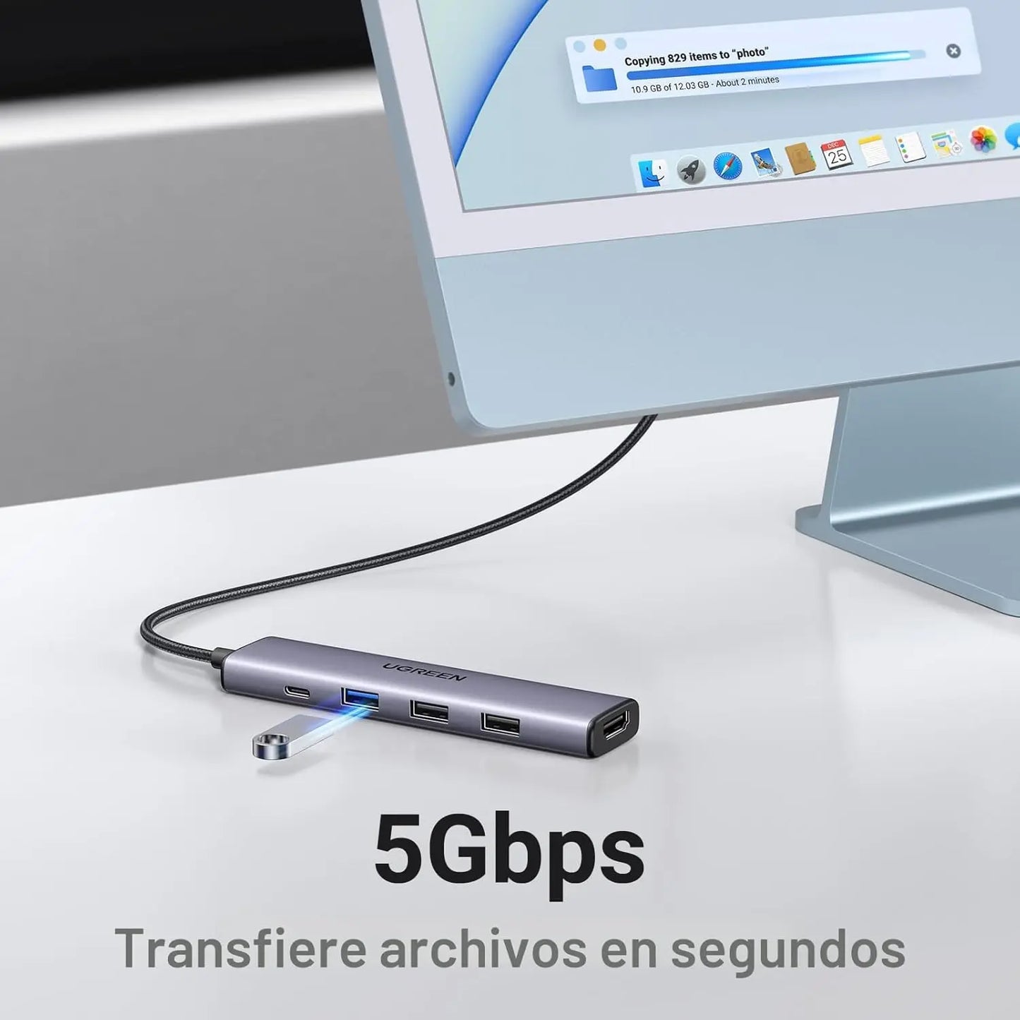 Hub USB-C UGREEN 5 en 1