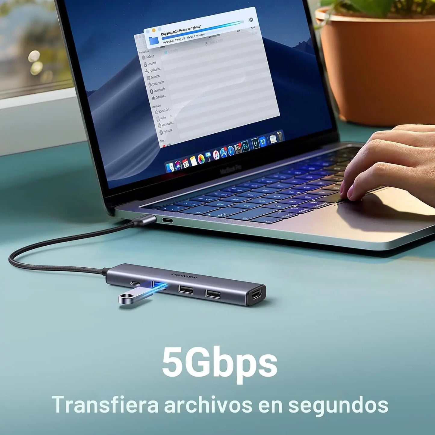 Hub USB-C UGREEN 5 en 1