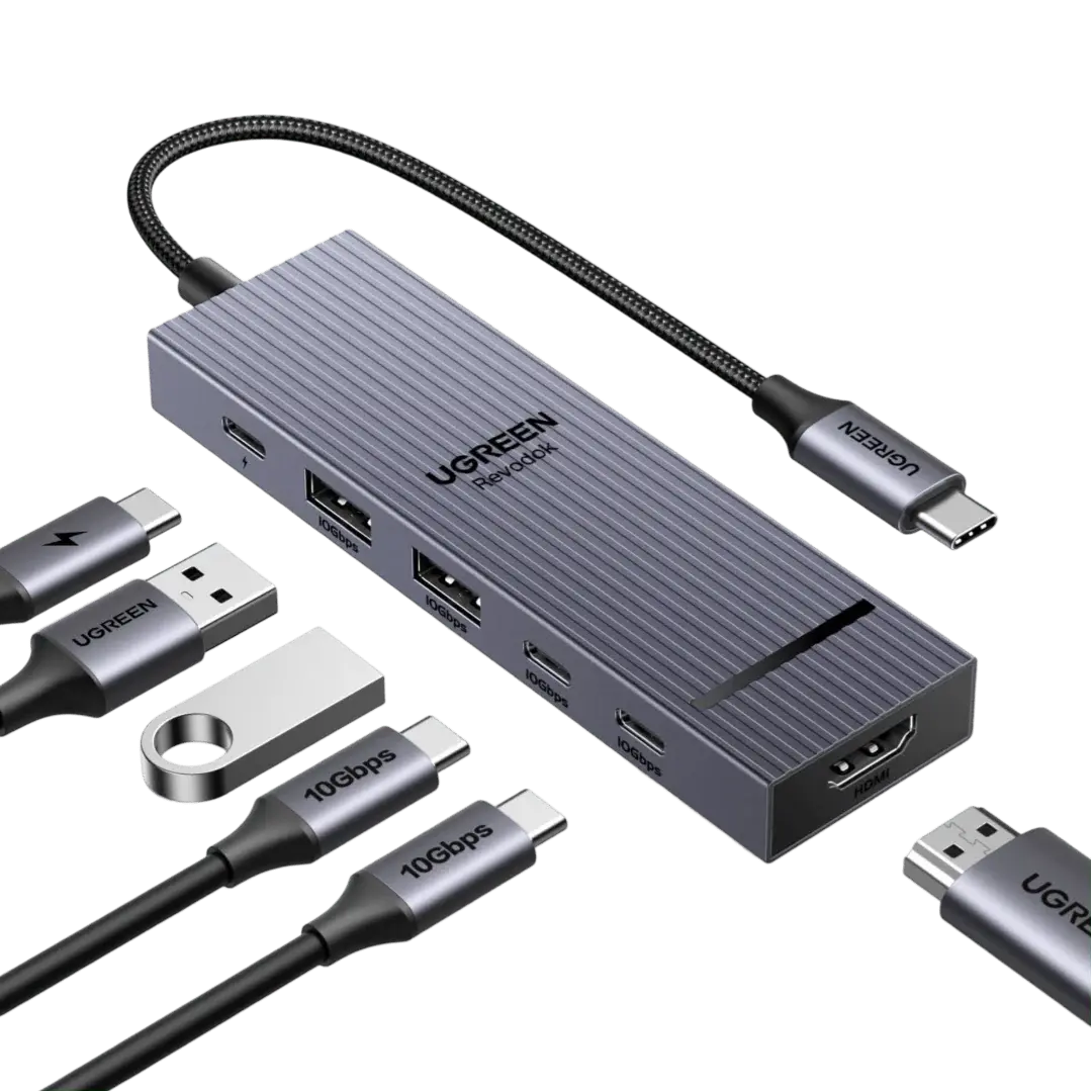 Hub UGREEN 6 en 1