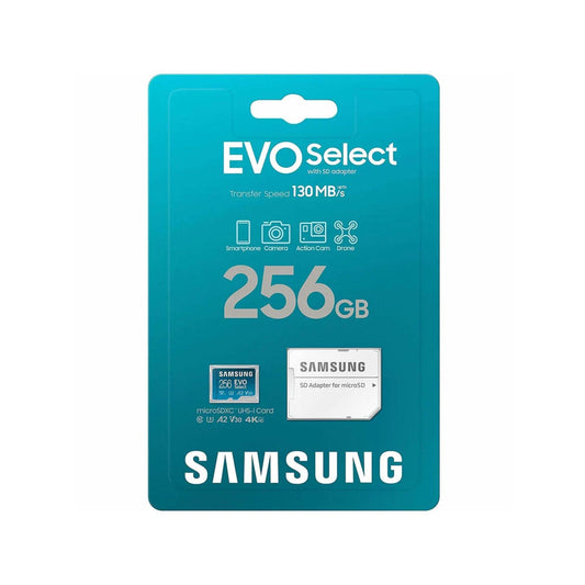 Micro SD 256GB Samsung Evo Select 4k - Disco Solido