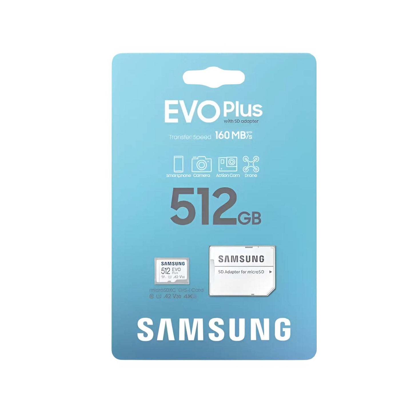 Micro SD 512GB Samsung Evo Plus 4k - Disco Solido