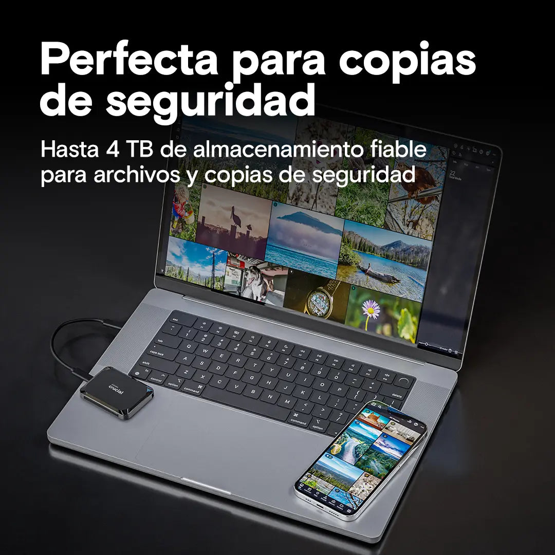 Disco Duro Externo 2TB Crucial X9