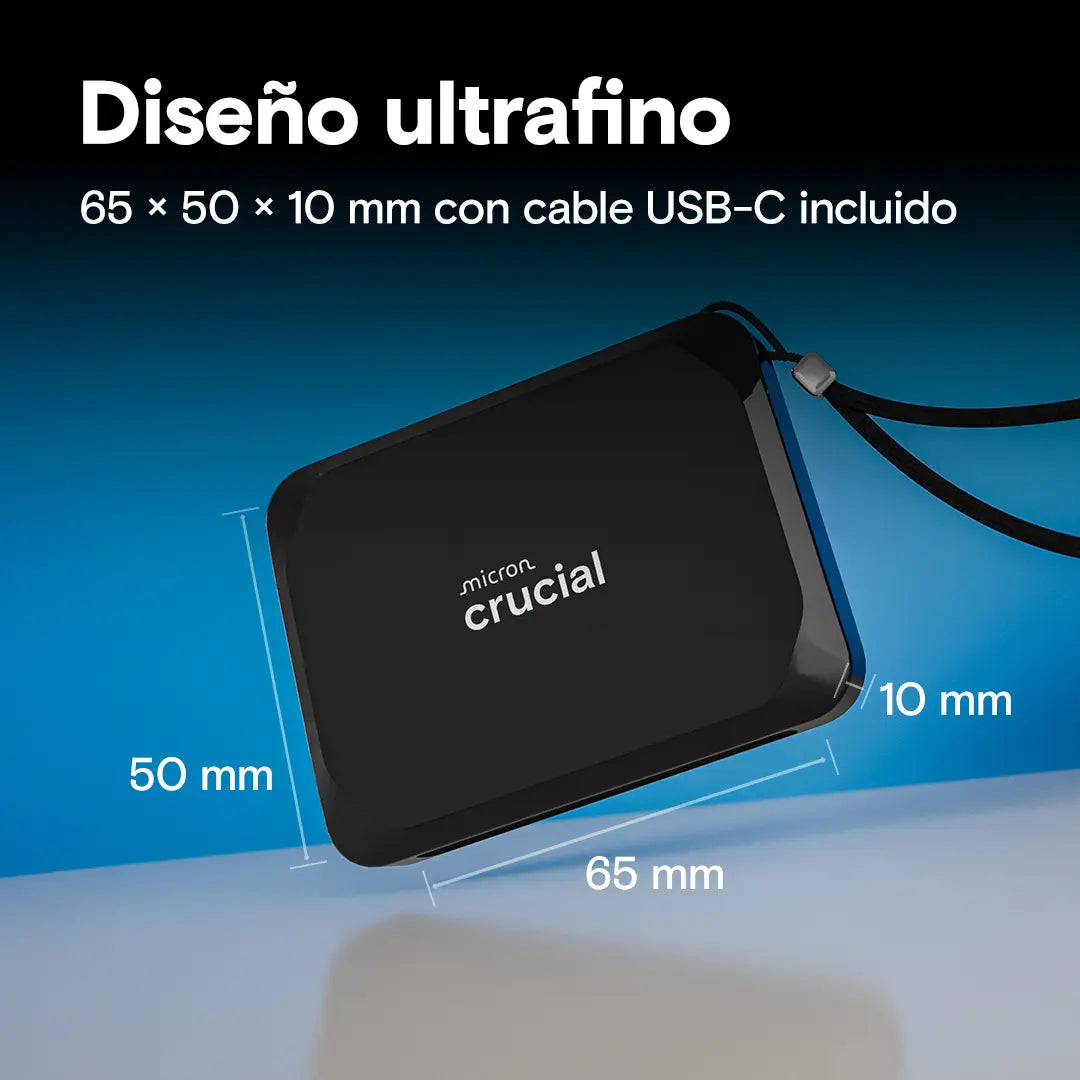 Disco Duro Externo 2TB Crucial X9